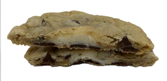 Cheesecake Stuffed Chocolate Chip Cookie